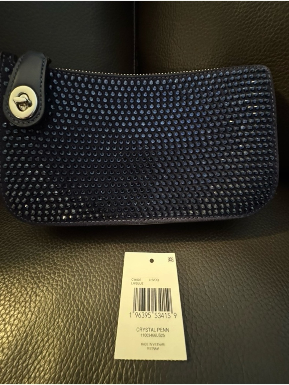 ππCoach Penn Shoulder Bag With Crystal NWT (priced to sell)π - Picture 2 of 8